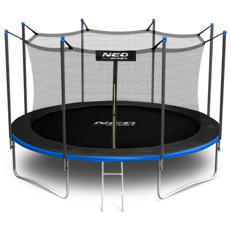 Durable garden trampoline 13ft with strong material for safe bouncing