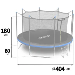 Garden trampoline 13ft, perfect for kids' outdoor play and fun