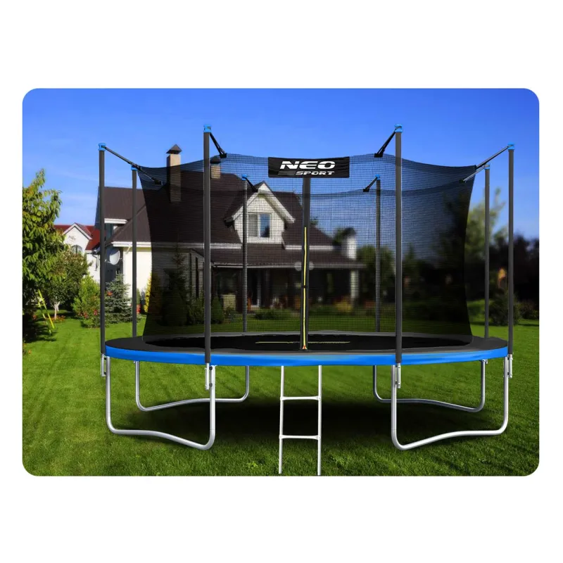 Easy to assemble garden trampoline 13ft, great for family fun