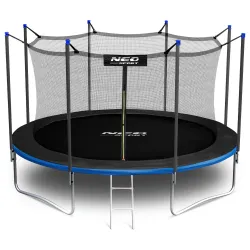 15ft garden trampoline with colorful design, great for outdoor play