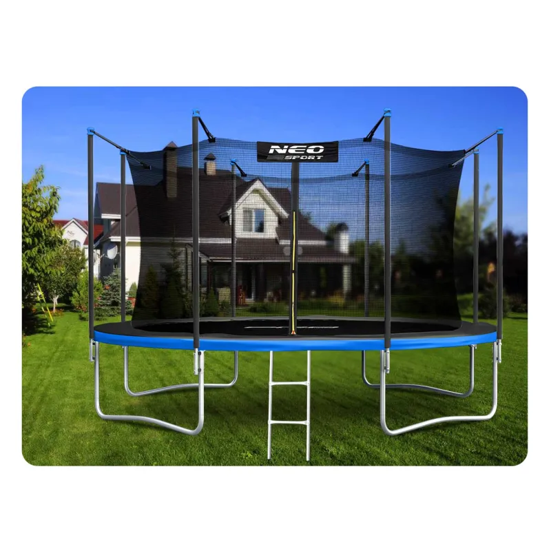 15ft garden trampoline with easy assembly, great for kids' activities