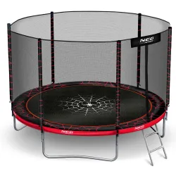 8ft trampoline with sturdy construction, durable and safe for children