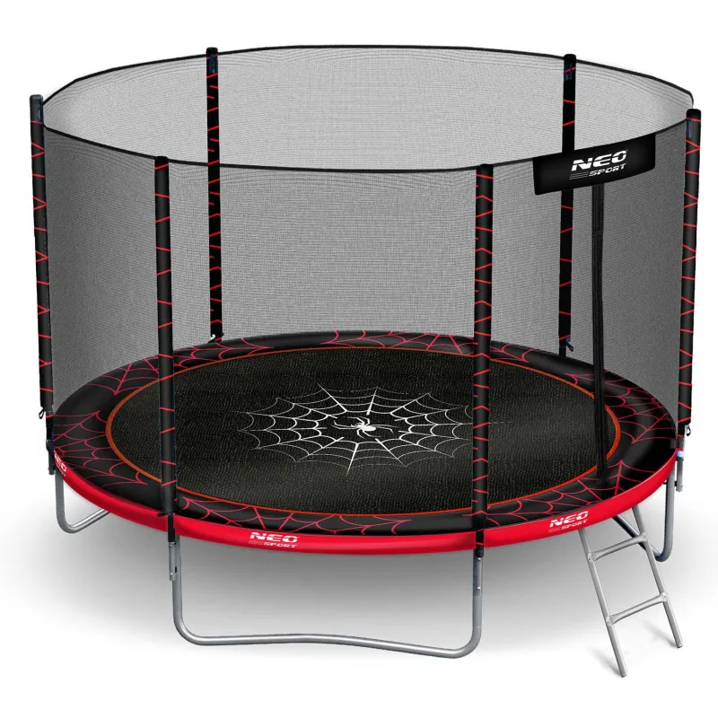 8ft trampoline with sturdy construction, durable and safe for children