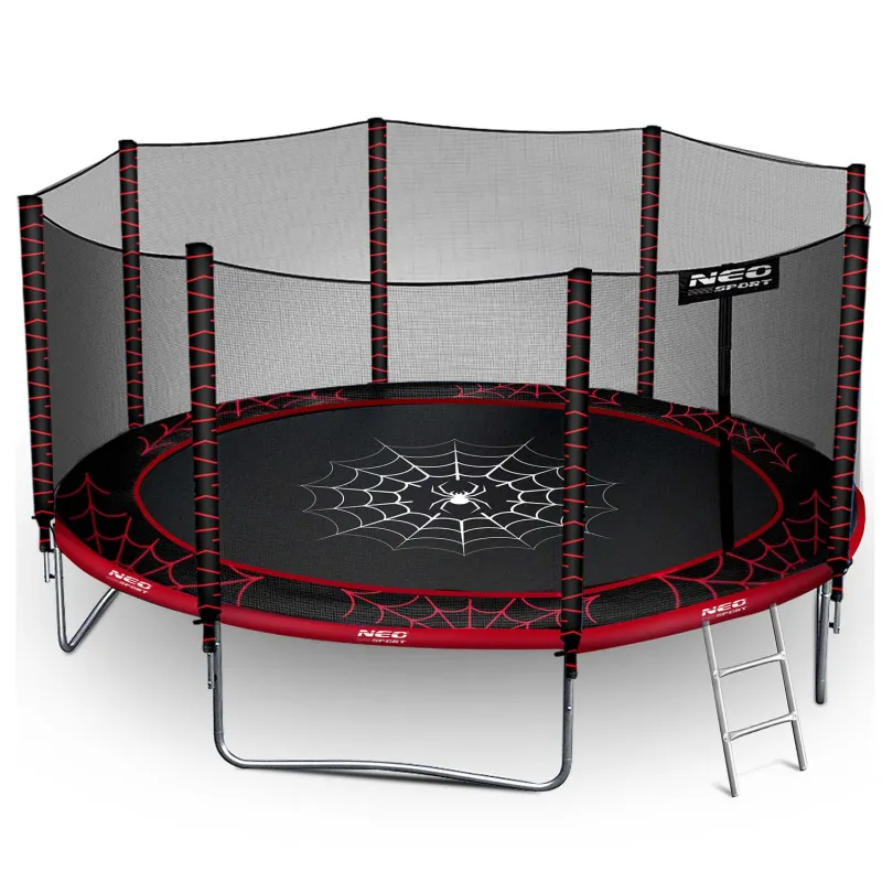 13ft trampoline with strong safety net, ensuring safety while jumping