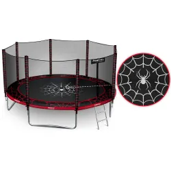 Green 14ft Trampoline with Safety Net by Neo-Sport