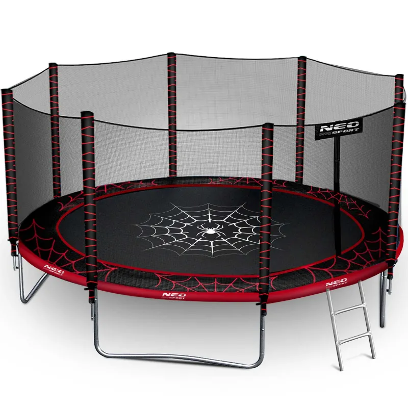 Garden trampoline made of strong steel and weather-resistant material