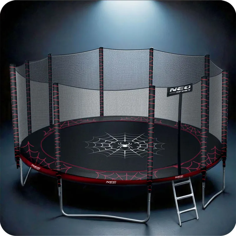 15ft Garden Trampoline with Easy Assembly and Disassembly