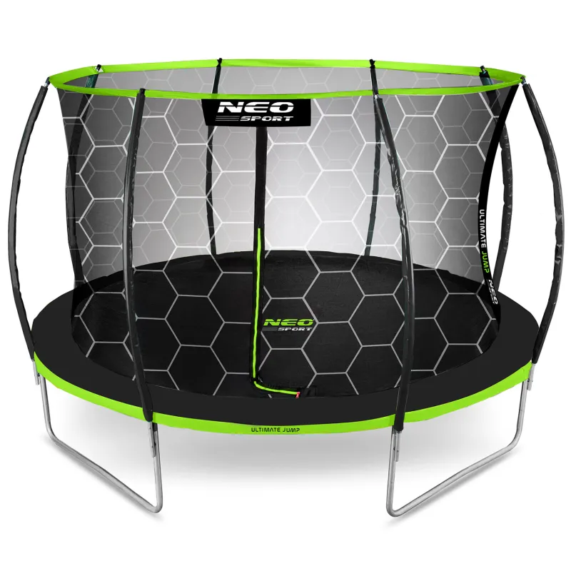 Trampoline with safety net, 14ft, perfect for children's outdoor activities
