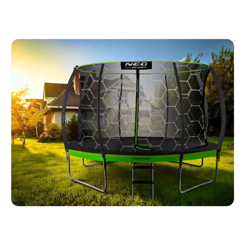 14ft garden trampoline, great for summer fun with family in the backyard