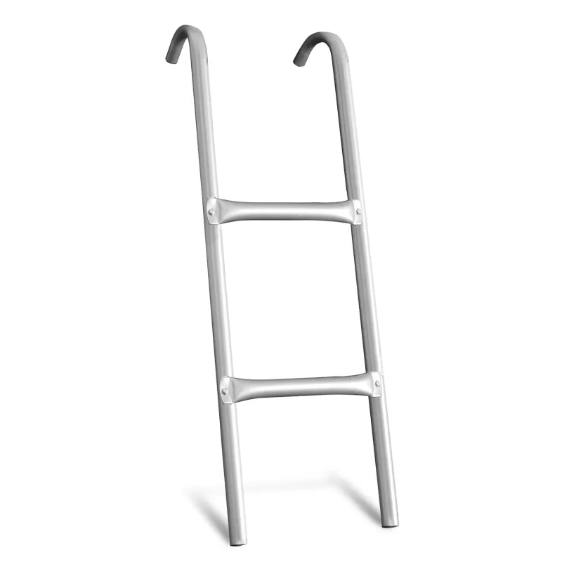 Black trampoline ladder, modern design, garden accessories
