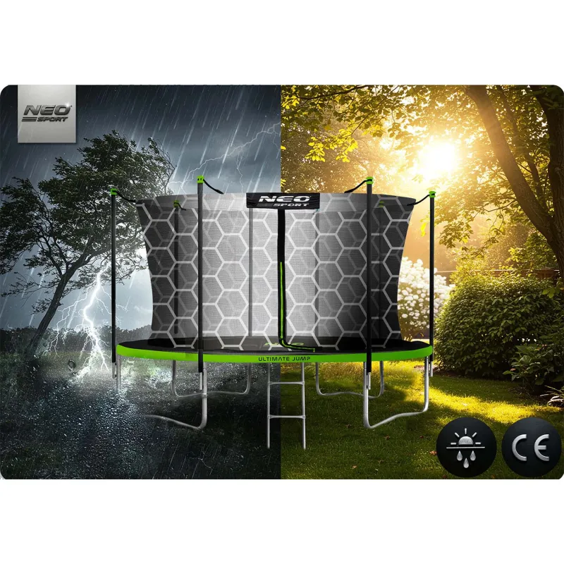 Perfect trampoline ladder for kids, outdoor fun
