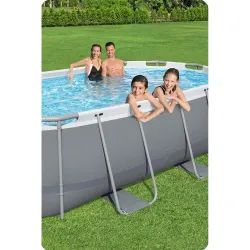 Easy to assemble 427 x 250 x 100 cm frame pool, perfect for summer fun