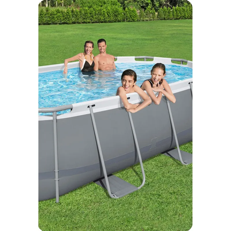 Easy to assemble 427 x 250 x 100 cm frame pool, perfect for summer fun