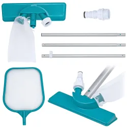 Bestway 58013 Pool Cleaning Kit 167cm Pole + Vacuum + Net