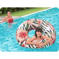Soft 119 cm swimming ring, comfortable and safe for kids
