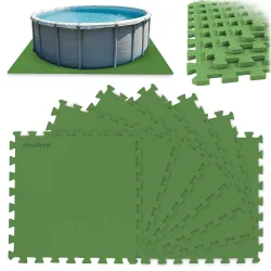 Foam mat under pool puzzle 50 x 50 cm 8 pcs