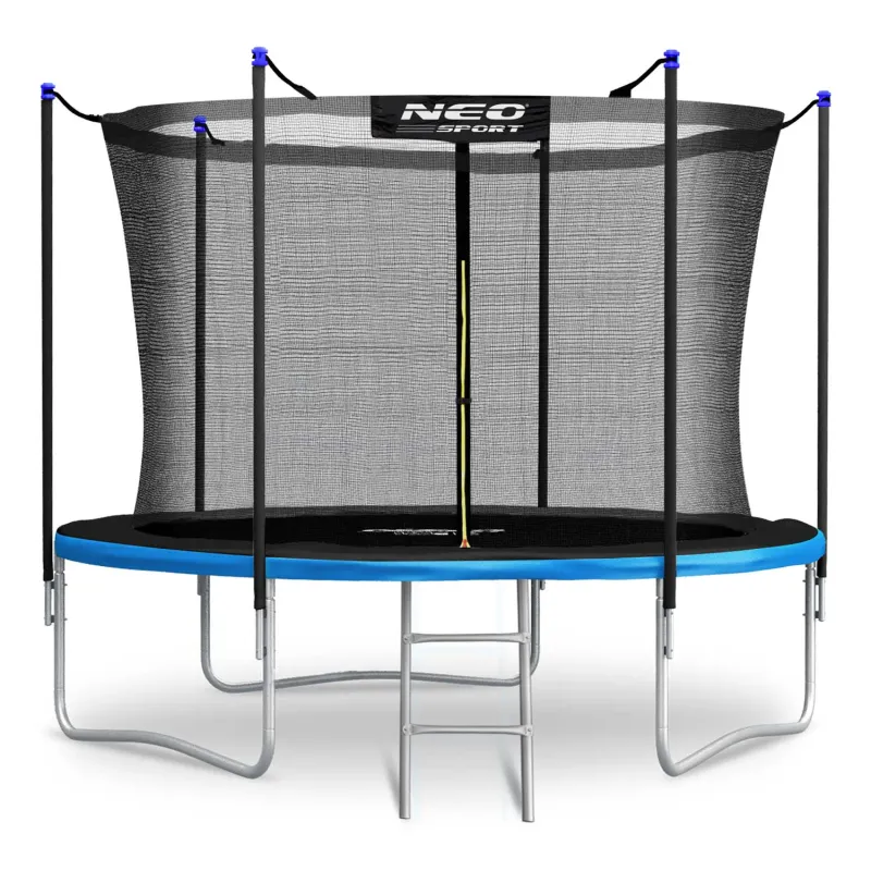 8ft Garden Trampoline with Durable Material and Safety Net