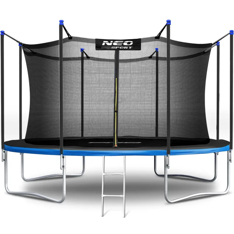 Durable 12ft garden trampoline made of strong fabric for safe jumping