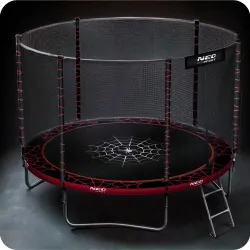6ft garden trampoline made of strong steel, durable and safe for kids