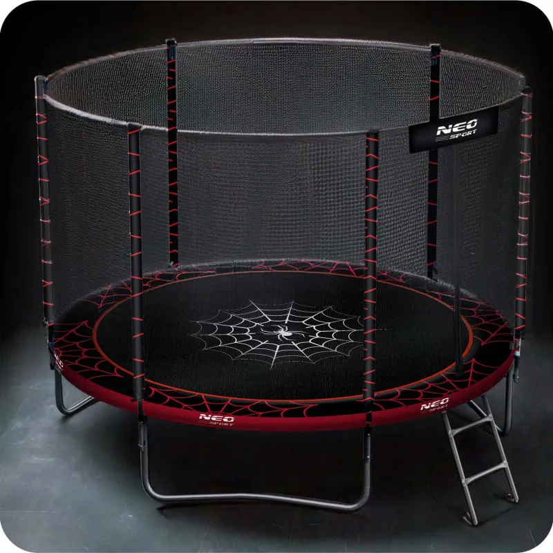 6ft garden trampoline made of strong steel, durable and safe for kids