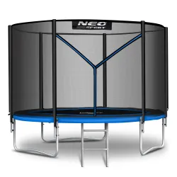 Garden Trampoline 6ft/183cm with Outer Net and Ladder Neo-Sport