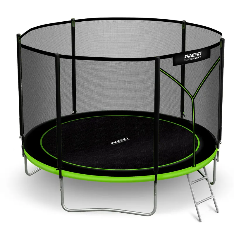 Blue 6ft garden trampoline with safety net