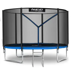 Neo-Sport Garden Trampoline 10ft/312cm with External Net and Ladder