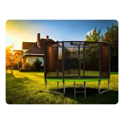 10ft garden trampoline, perfect for backyard fun and outdoor activities