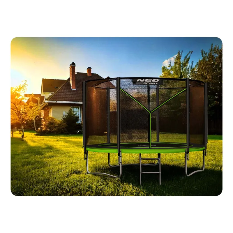 10ft garden trampoline, perfect for backyard fun and outdoor activities