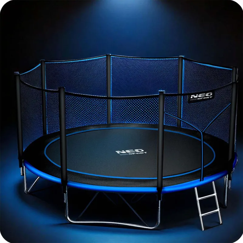 12ft garden trampoline, ideal for children, ensuring safety and fun