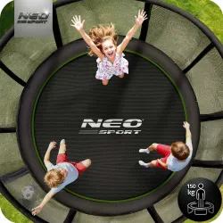 Durable materials used in 12ft garden trampoline Neo-Sport