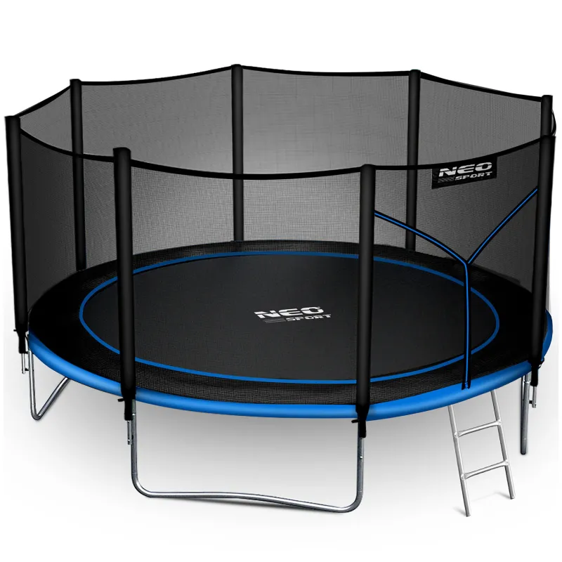 13ft green trampoline, great for gardens and children's outdoor play