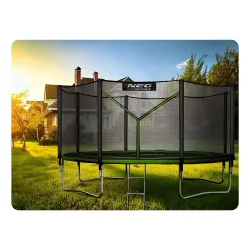 13ft garden trampoline, perfect for outdoor activities for kids and adults alike