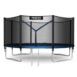 Green 14ft garden trampoline, perfect addition to your outdoor space
