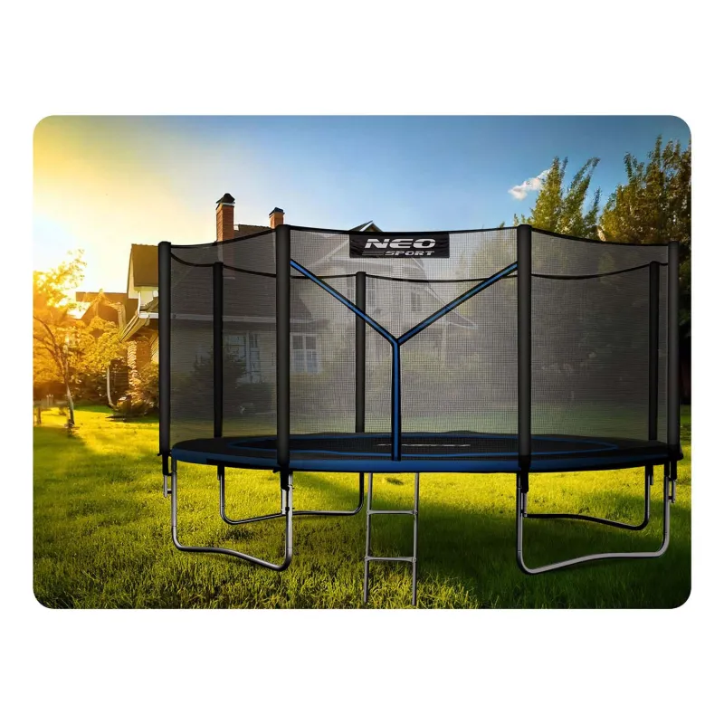 14ft trampoline, perfect for outdoor play and garden fun