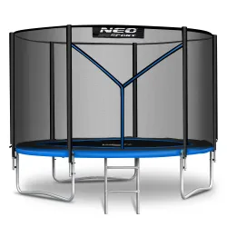 Garden Trampoline 8ft/252cm with External Net and Ladder Neo-Sport