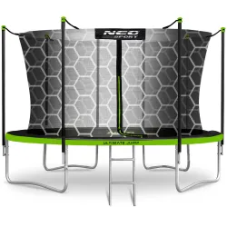 Garden Trampoline 13ft/404cm with Inner Net and Ladder Neo-Sport