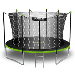 Green garden trampoline 13ft, great for outdoor play and exercise