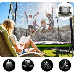13ft garden trampoline, great for outdoor physical activities