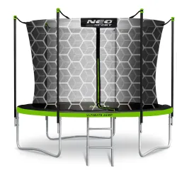 Garden Trampoline 6ft/183cm with Internal Net and Ladder Neo-Sport