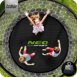 6ft garden trampoline with strong steel frame and safety net Neo-Sport
