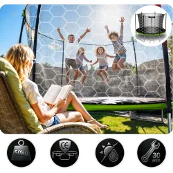 6ft garden trampoline with ladder for easy access Neo-Sport