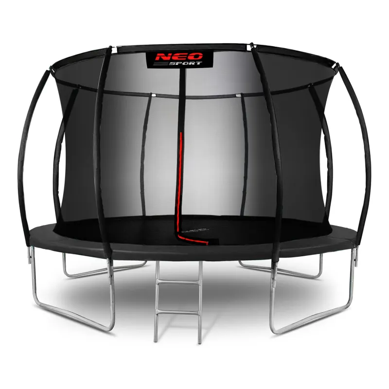 14ft garden trampoline in green, perfect for your backyard and outdoor space