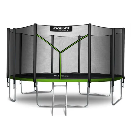 15ft Garden Trampoline with Safety Net and Ladder, perfect for outdoor fun