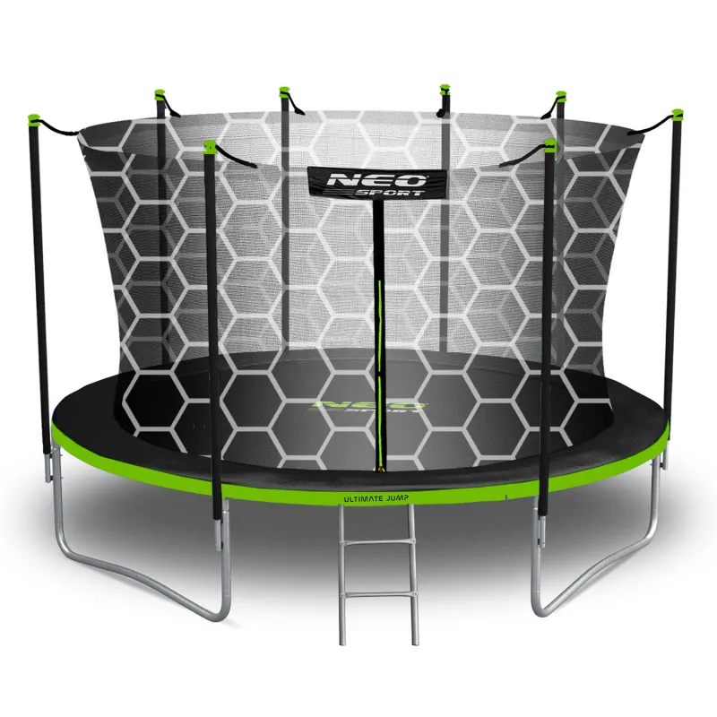 Durable 15ft garden trampoline made of strong material, safe for kids