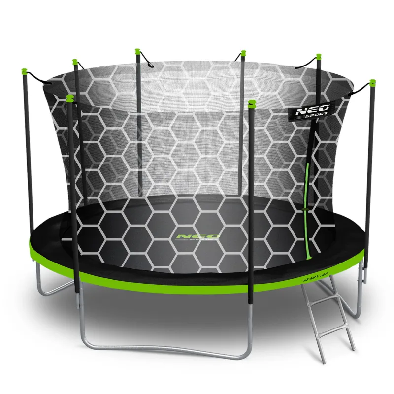 15ft trampoline with net, perfect for garden fun for kids and adults