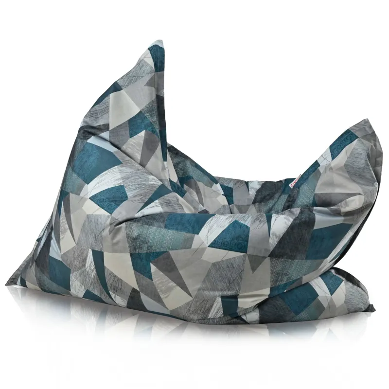 Beige outdoor bean bag pillow, waterproof for adults