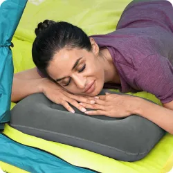 Inflatable pillow 42 x 26 cm, perfect for relaxing in the living room or bedroom