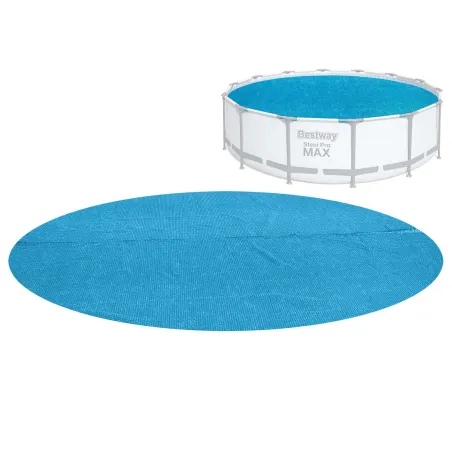Solar cover for 427 cm pool, effective protection against debris and dirt