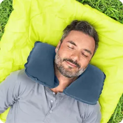Flocked travel pillow, soft and comfortable for both kids and adults